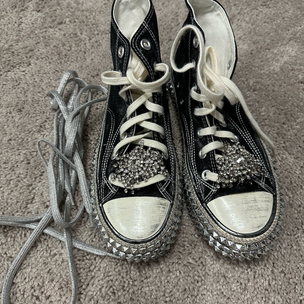 Free People, Nanku Couture Tennies With Broochs - Picture 5 of 5